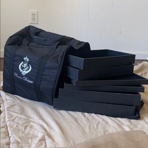 Large Jewelry Travel Bag w/ 6 trays